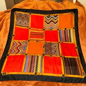 Buckle printed scarf